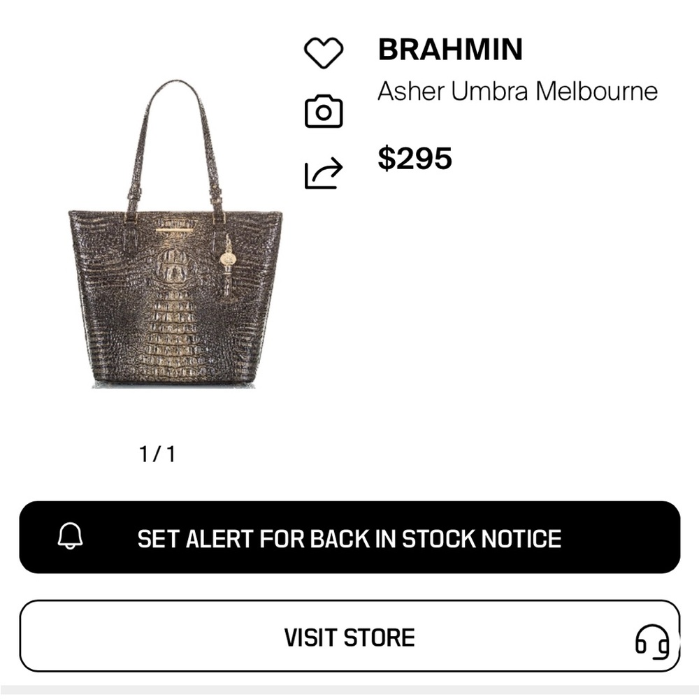 Brahmin Asher Umbra Melbourne - Like New - Picture 3 of 11
